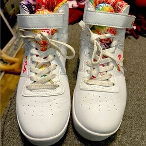 Women’s White Fila High Tops size 7.5